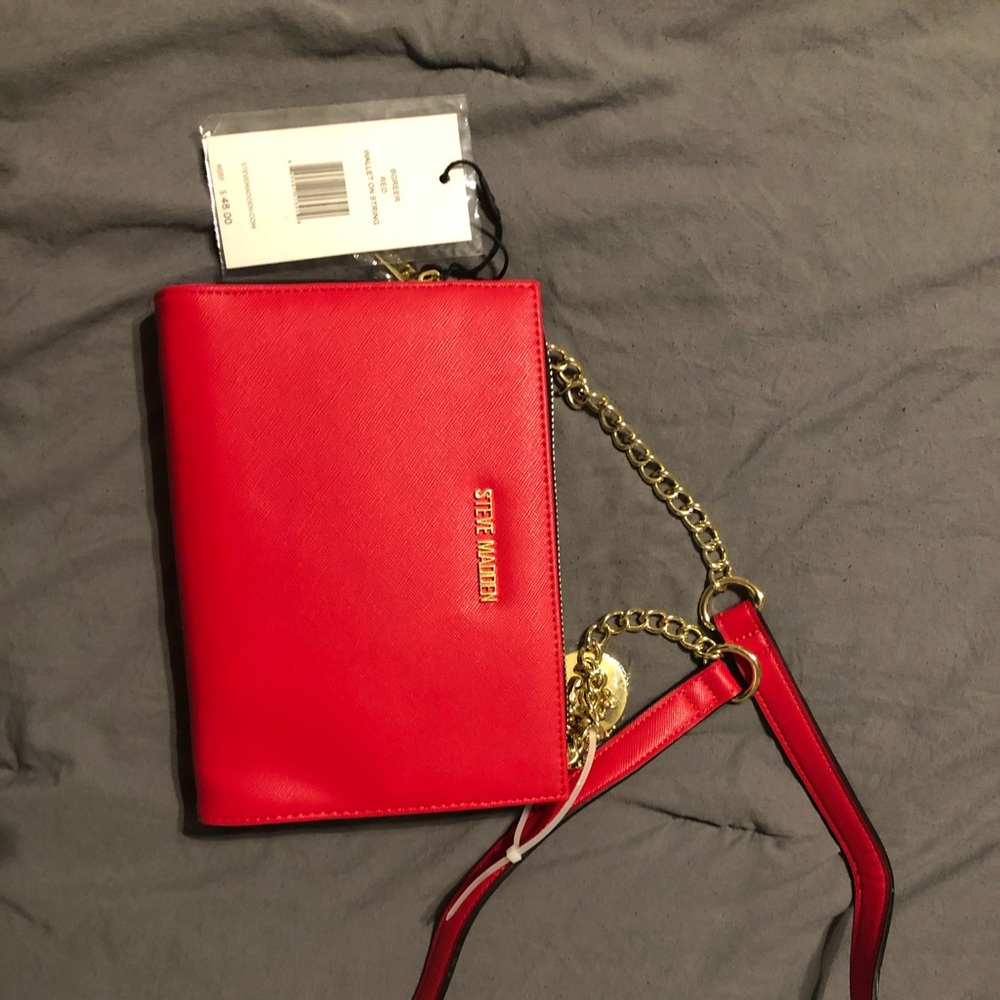 *****sold******Red Steven madden new with tags